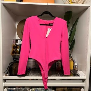 Zara Plunge Neck Bodysuit